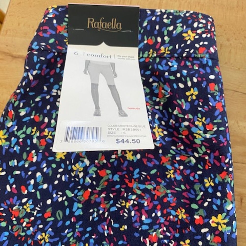 Rafaella Bermuda Shorts Mediterrane Blue Print